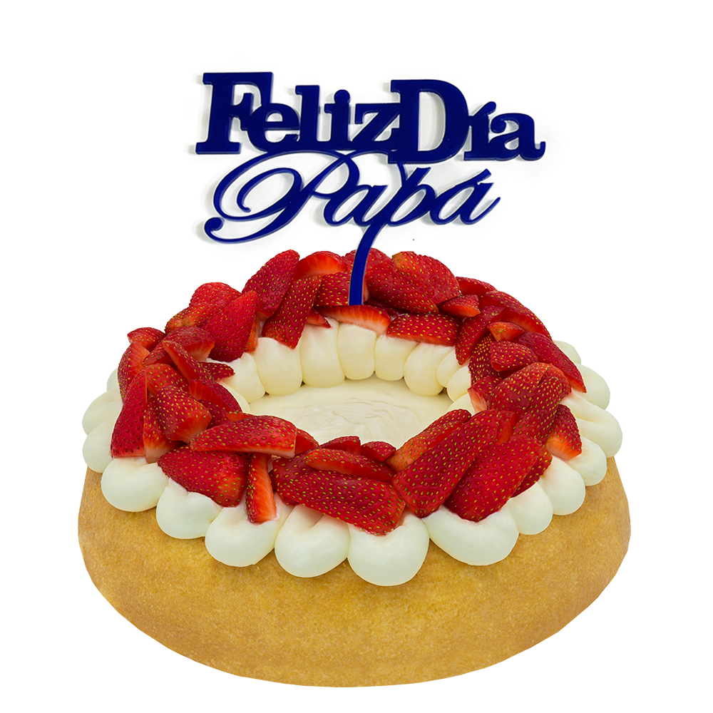 Tres leches de fresas con crema